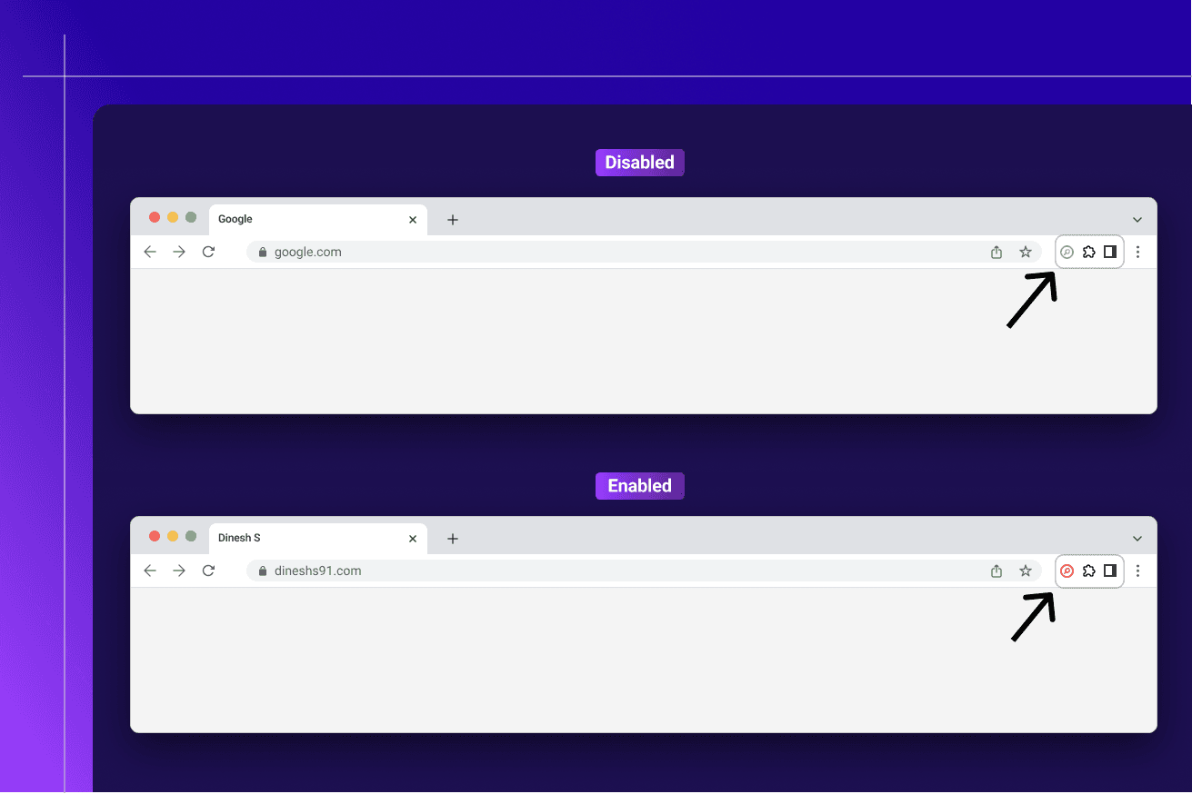 your chrome extension needs 2 sets of icons